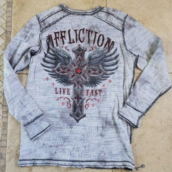 Affliction Live fast XL Thermal 3046655532